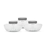 Elvie Pump Flaschen – Set aus 3 hochwertigen Muttermilchflaschen, wiederverwendbare Behälter zum Sammeln und Aufbewahren von Muttermilch, 150 ml