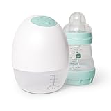 MAM MOVE Tragbare Milchpumpe, Handfreie Milchpumpe, mit 3 Modi und Leise Muttermilchpumpe, Tragbare Milchpumpe mit weichen Silikontrichtern, Neugeborene Essentials