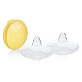 Medela Contact Brusthütchen zum Stillen – 16 mm – Zum Schutz bei wunden oder rissigen Brustwarzen und zur Unterstützung beim Anlegen – BPA-frei – 2er Pack