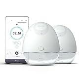 Tragbare elektrische Doppel-Milchpumpe Elvie Pump (inklusive Schalen 21/24 mm) - Leise, freihändig - Einfach zu reinigen und zu transportieren - Steuerung über die App – Kabellos