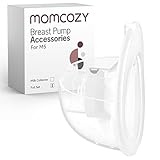 Momcozy Komplettes Set, nur kompatibel mit momcozy M5, nicht für andere. Original-M5-Milchpumpen-Ersatzzubehör (160 ml, mit doppelt versiegeltem Flansch 24 mm)