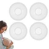 Milchauffangschalen Stillen, Muttermilch Auffangschale, 20ml, 4 Stück BPA-Frei, Weichem Komfortabel Silikon, Waschbarer Wiederverwendung für Stillen Mütter