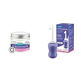 Lansinoh BIO Brustwarzensalbe, 60 ml - natürliche Pflege empfindlicher Brustwarzen und trockener Haut - klimaneutral & Intim-Dusche - sanfte und hygienische Reinigung, 360 ml