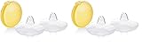 Medela Contact Brusthütchen aus Silikon – Weiches, ultradünnes Design – BPA-frei – 1 Packung mit 2 Hütchen (20 mm) und Aufbewahrungsbox (Packung mit 2)