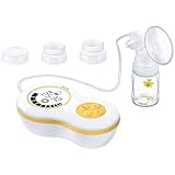 Beurer BY 40 elektrische Milchpumpe mit Stimulationsmodus und Memory-Funktion, inkl. Avent- und NUK-Adapter