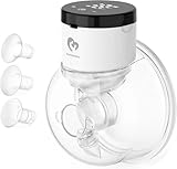 Bellababy Milchpumpe Elektrische Tragbare, Milchpump Freihändig, Geräuscharm und Schmerzfrei, 4 Modi & 9 Saugstufen, mit Touchscreen-LCD-Display,Einsatzgröße: 17 mm, 19 mm, 21 mm