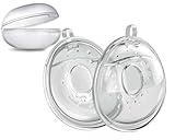 2 Stück Milchauffangschalen, Brustschalen Set mit weich und wiederverwendbar, Brustwarzenschutz Milchauffangschale, Stillen Milch Auffangschalen, Stillen Zubehör