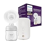 Philips Avent Elektrische Milchpumpe – Milchpumpe mit 5 Milchbeuteln zur Aufbewahrung von Muttermilch und Reisetasche (Modell SCF396/31)